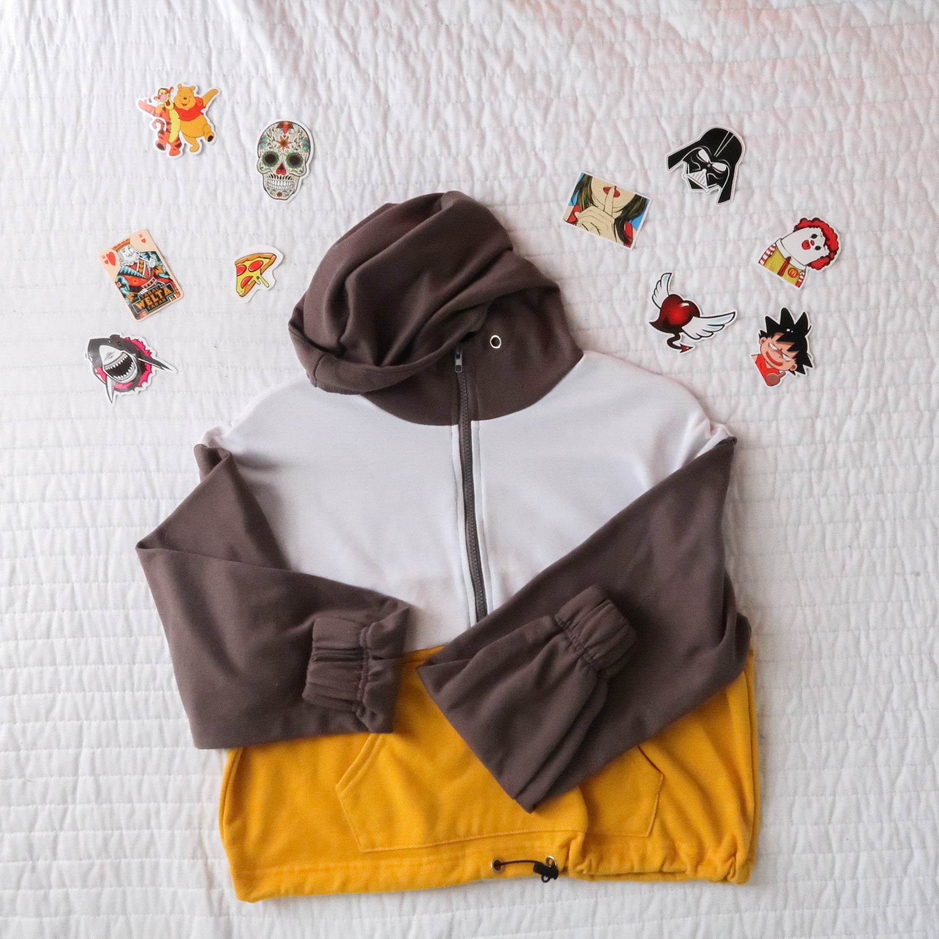 Stella Viva Woman s Junior PullOver Crop Hoodie Sweater bloom